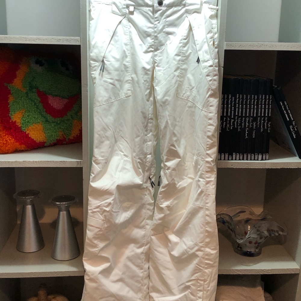 White Women’s Snow Pants Firefly brand.